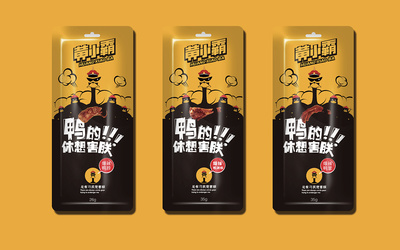 鸭产品食品包装设计|黄小霸鸭系列食品包装设计|包装设计|品牌设计|济南设计|东德设计