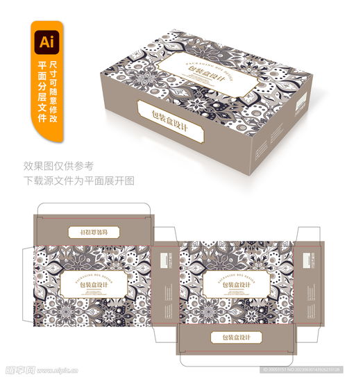 产品包装盒设计图