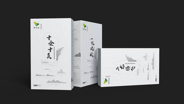 这些大米礼盒包装也太精致了吧!